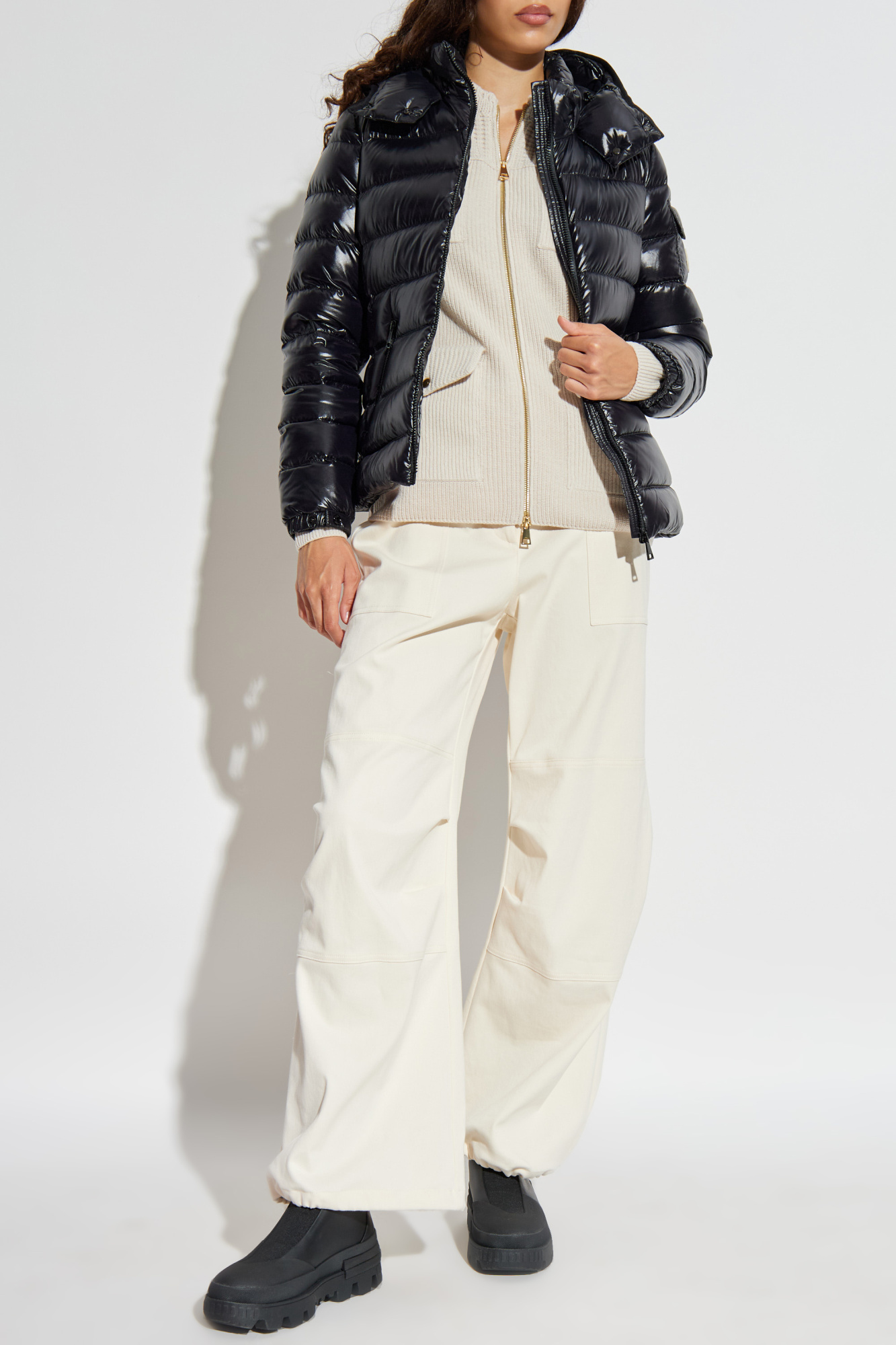 Czarny Kurtka puchowa `Bady` Moncler - Vitkac Polska